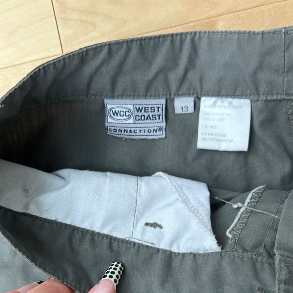 KHAKI/GREY CARGO PANTS - Picture 6 of 6